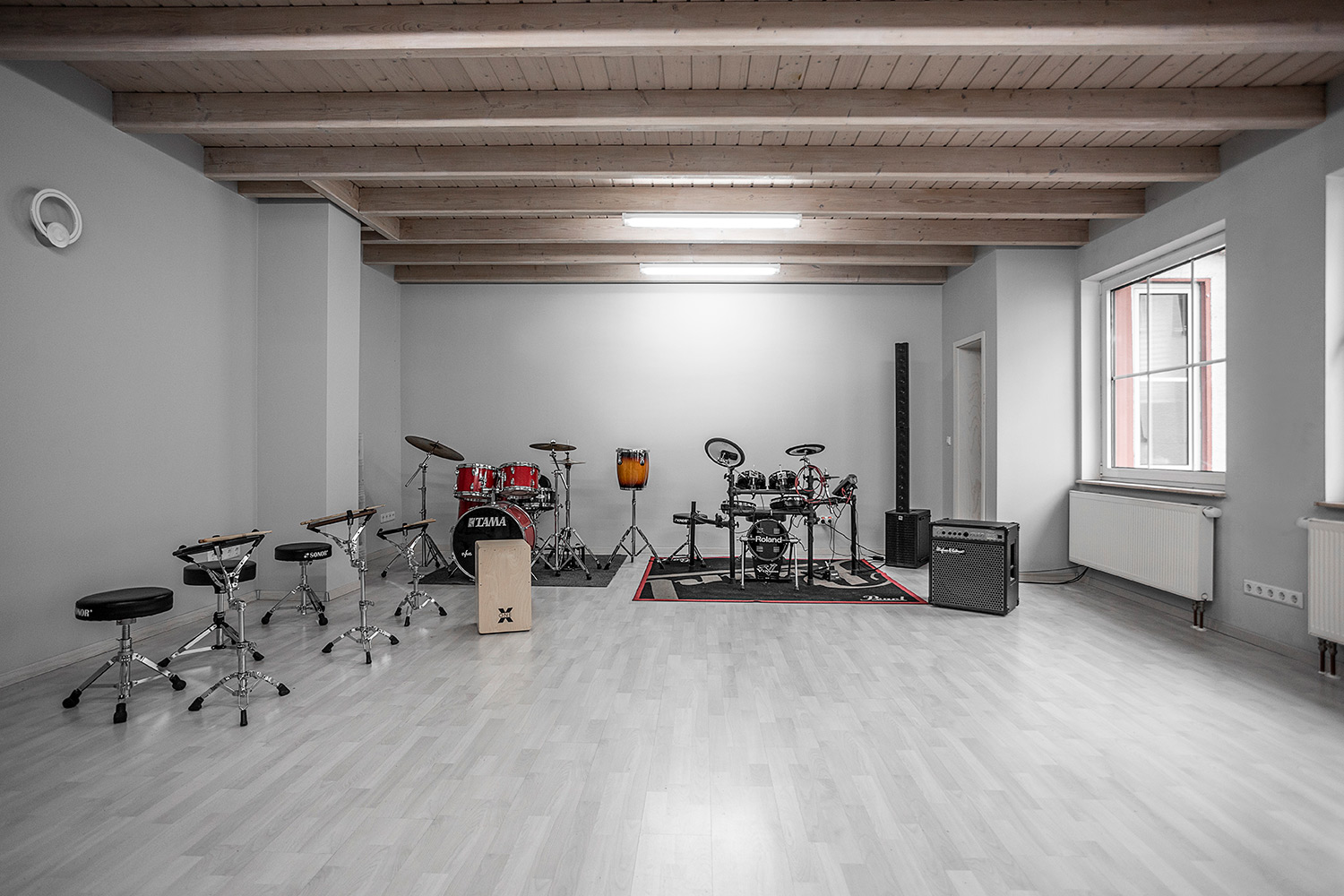Schlagzeugraum bei My Music Lab in Wiesbaden